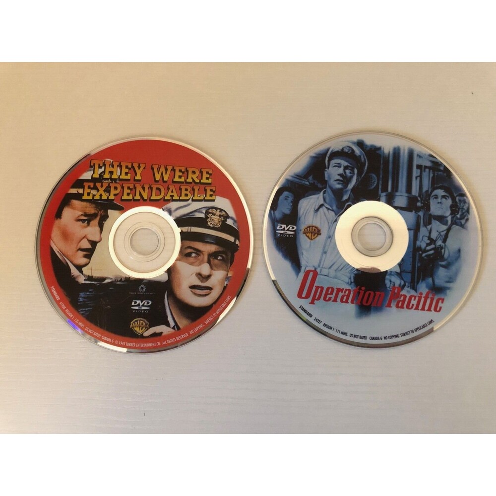 John Wayne 2‎ DVD's Disc Only Vintage